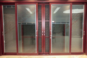 Economy Powder Coating Aluminum Sliding Door (BHA-DS01)