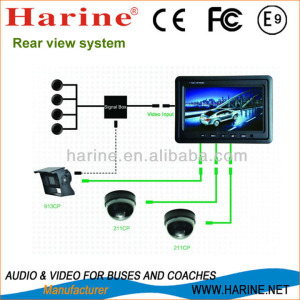 7" Color Wired LCD Car Rear View System